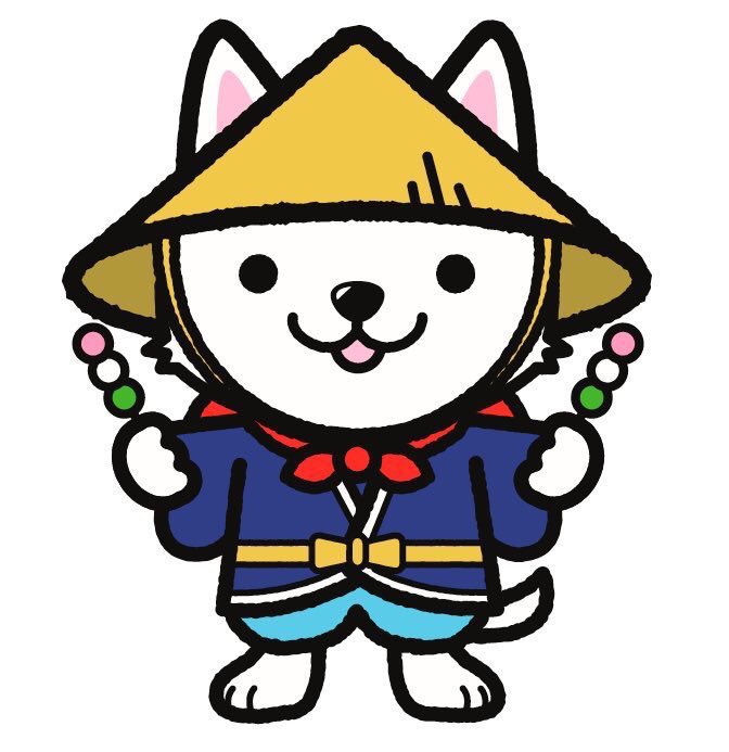 「Isewanko is a dog from Ise City, Japan, 」|Mondo Mascotsのイラスト
