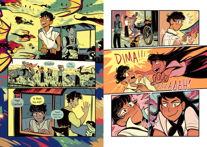 uh hi ##lesbianvisibilityday im grovey im a big ol filipino tomboy. i'm a character/comic artist working on pitching my lesbian dragon tamers YA Graphic Novel and also I draw a lot of lawyers for fun :} 