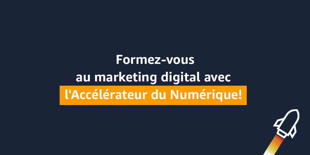 AmazonNewsFR's tweet photo. 🚀 #IlsOntAccéléré En 2020, + de 2 000 PME françaises vendant leurs produits sur Amazon ont dépassé les 100 000 € de ventes. Parce que le digital peut être un réel atout, formez-vous au marketing digital pour développer vos ventes en ligne. RDV ici 👉https://t.co/sZDifVEojD https://t.co/wPSnm7Hcnw