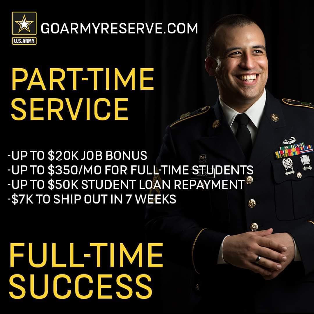sfc_andrew's tweet image. Hit me up for some more information on part-time service. 📲504-296-8192📱#armyreserve #parttimeservice #fulltimesuccess #metairie #nola