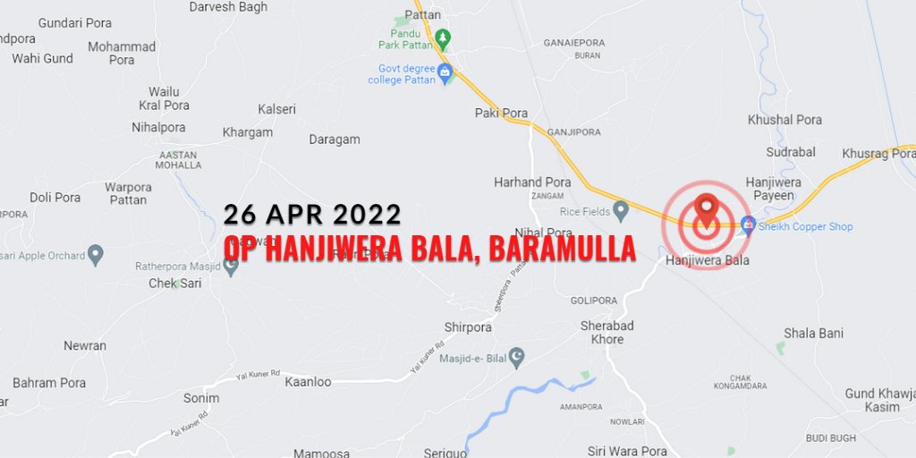 roufwani313v's tweet photo. ChinarcorpsIA: Op Hanjiwera Bala, #Baramulla.

Joint Mobile Vehicle Check Post (MVCP) was established early morning today at Hanjiwera Bala road crossing at Zangam, Baramulla.
Two JeM terrorists were apprehended.
War like stores recovered.
Jt op over.

#… https://t.co/cifM9CAx5l