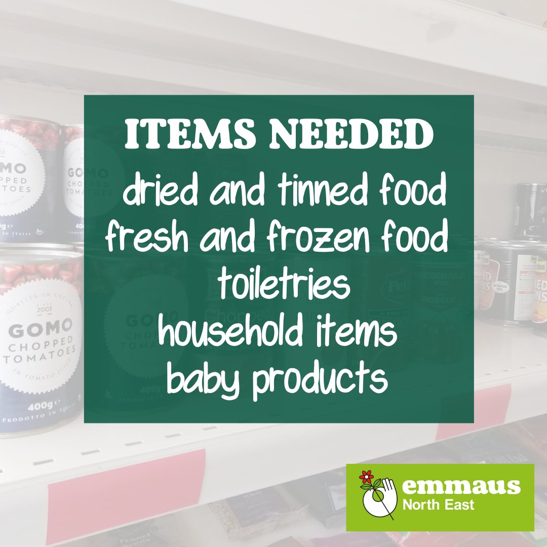 Today we launch our appeal for food donations to our #SouthShields food bank, Lucie's Pantry. Most weeks we are experiencing empty shelves. 

Items can be dropped off at the food bank (430 Dean Road) or at our Hebburn or South Shields shops. Thank you 💚#EndFoodPoverty