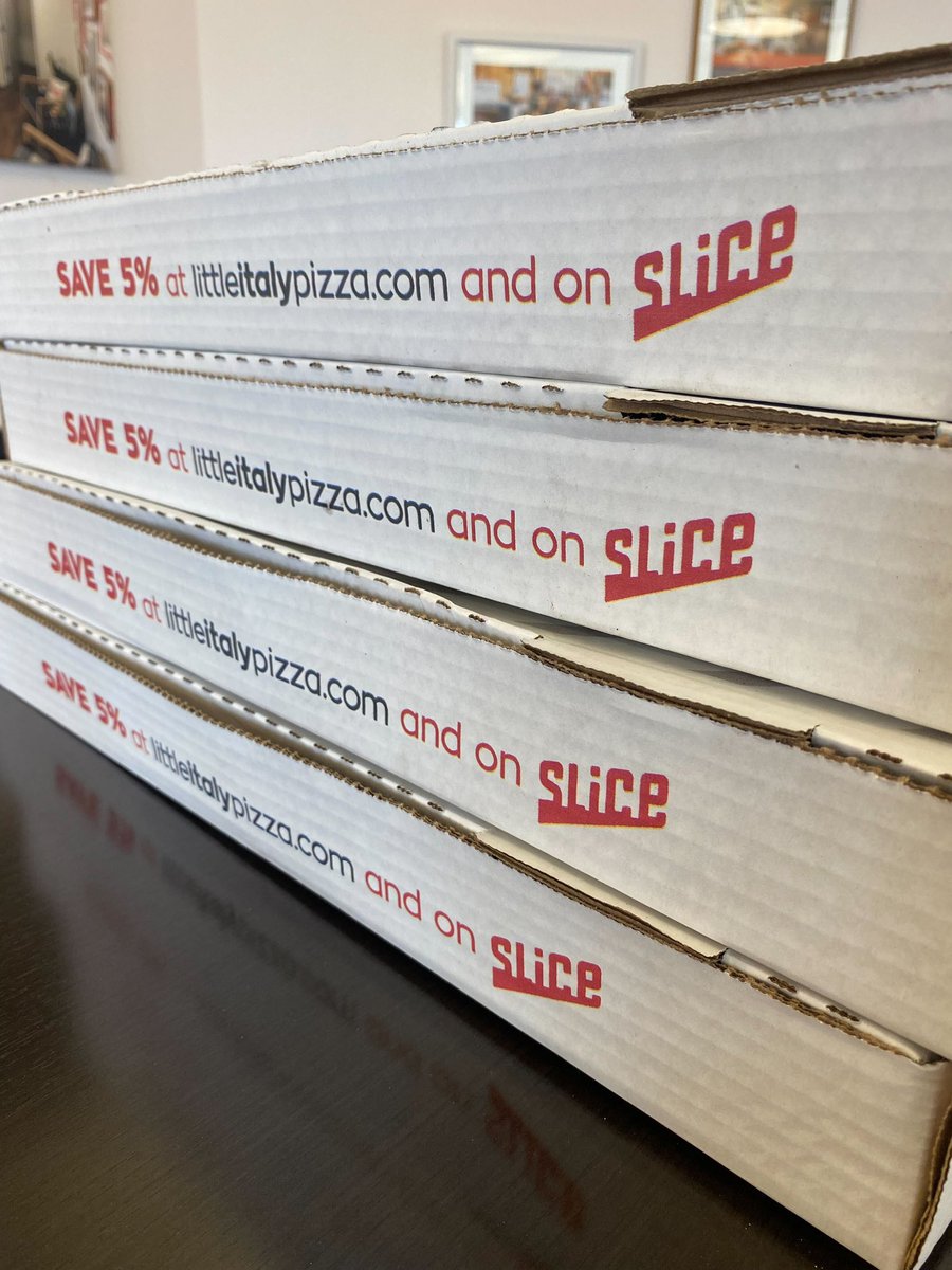 IlirSela's tweet image. Best way to celebrate being selected as an #SMBTech50 is by supporting a small business powered by @slice and eating lots of 🍕