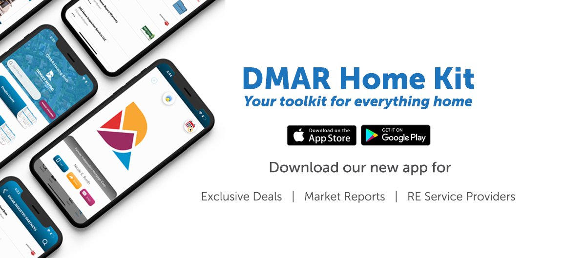 Download our new app for FREE! 

dmarealtors.com/app

It's your one-stop-shop for connecting with top home service pros near you, exclusive discounts and offers, award-winning market stats and more.