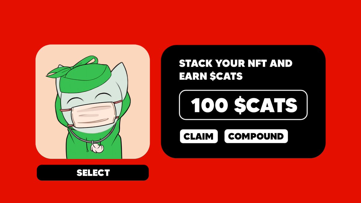 We working hard, holders will be rewarded. Stack your NFT and earn $CATS soon... 🤫

100$ for 1 people among the retweet 🎁