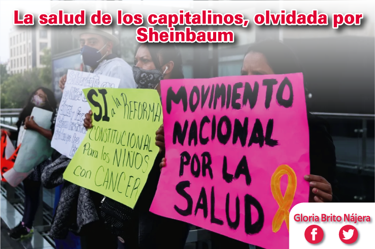 GloriaBritoN's tweet photo. Buen día los invito a leer mi  más reciente artículo: La salud de los capitalinos, olvidada por Sheinbaum.

#CDMX #México 

https://t.co/jMJpkYz8ab https://t.co/h5p7F2IoMj