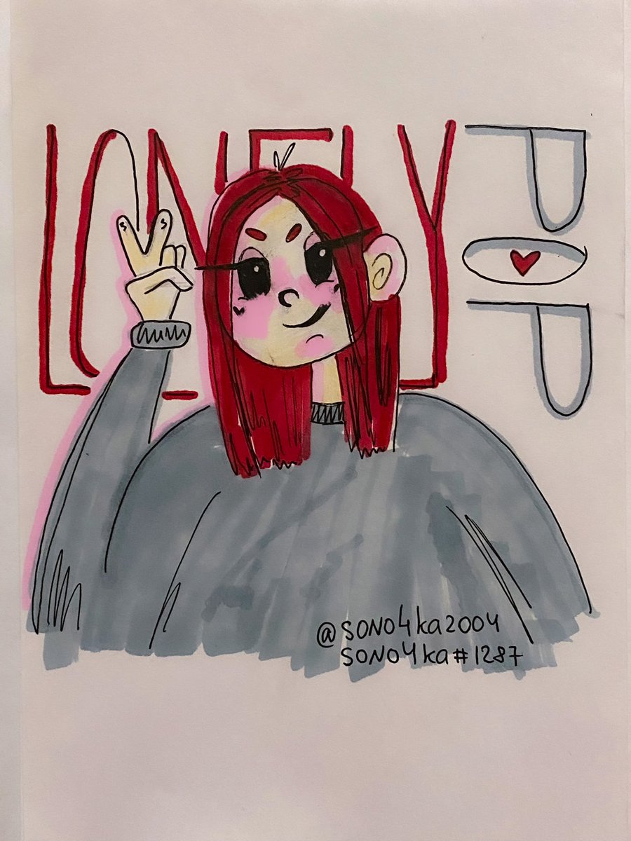 sono4ka200's tweet photo. my first sketch by @LonelyPopNFT 🍓

I love to draw different charming girls from my head. today it turned out this beautiful girl with cherry hair 💓❣️#LonelyPopArt https://t.co/IJFaqYoOij