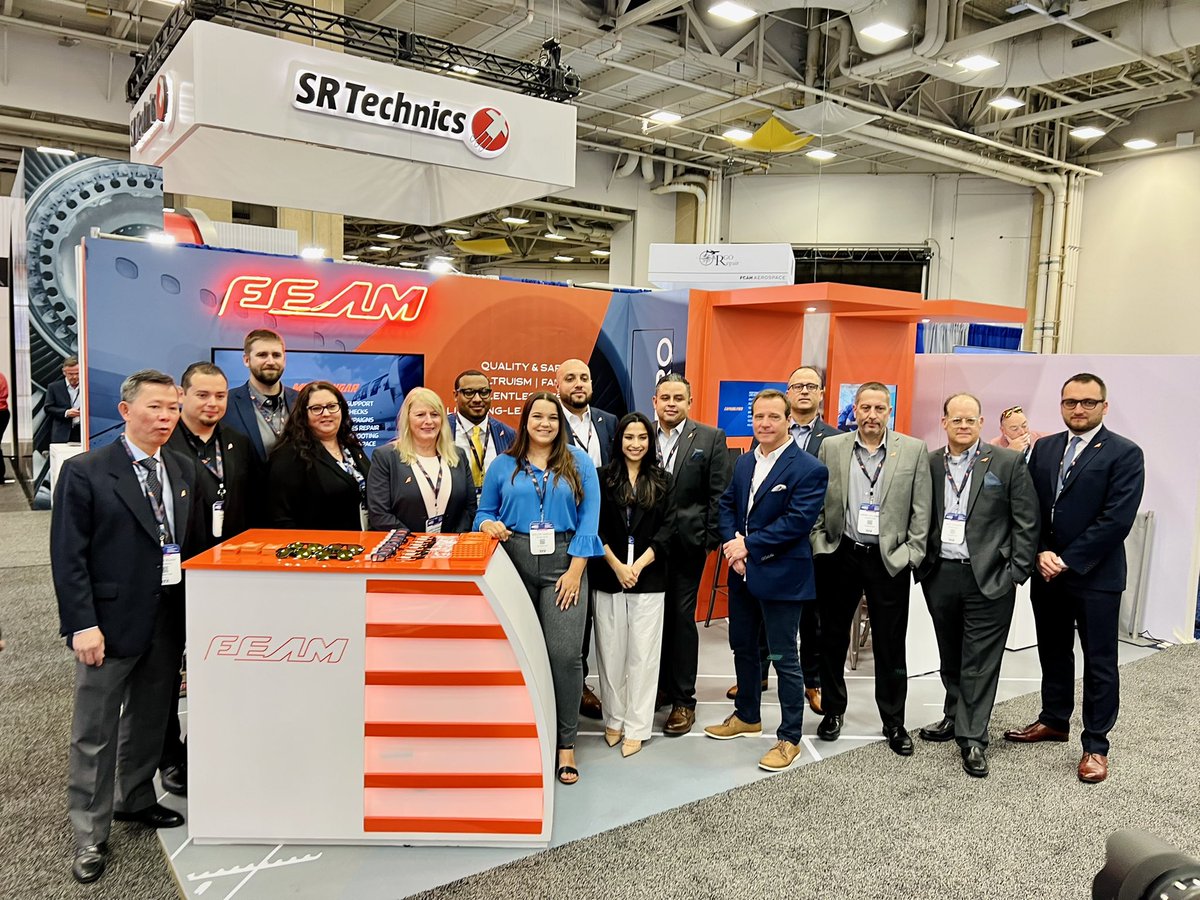 _FEAM's tweet photo. The FEAM Team is here at MRO Americas! Come visit us at booth #5723! #FEAM #FEAMTeam #MROAM #MROAmericas https://t.co/vEgsHWgjP9