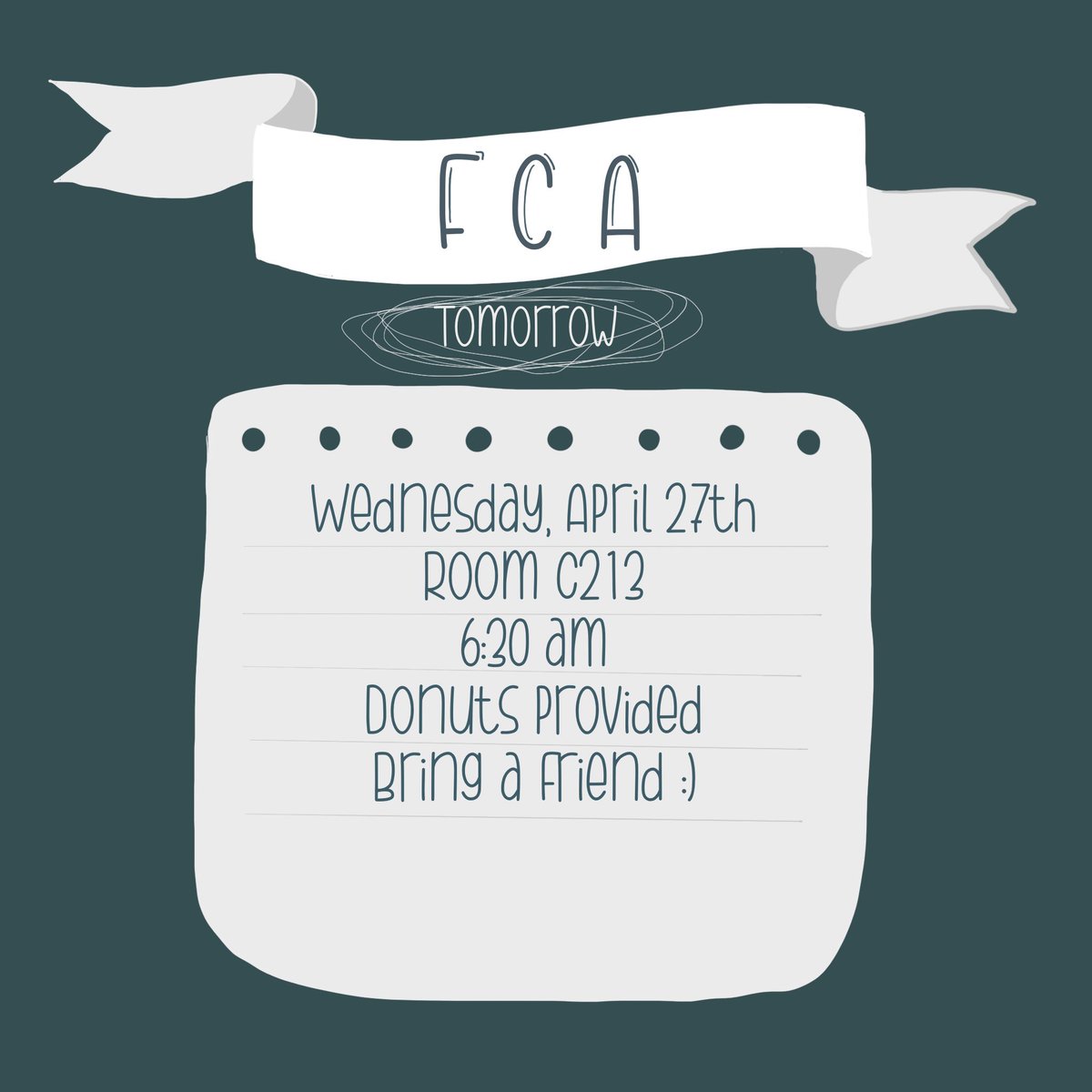fca_north's tweet image. REMINDER!