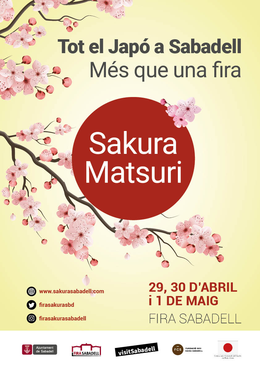cerclemilenari's tweet photo. Aquest cap de setmana ens veiem al Sakura Matsuri! 🌸
Ens trobareu a l'estand 11, al costat de l'escenari principal 😄
https://t.co/WbtJ3dHZK4 https://t.co/zCwR0wbBce