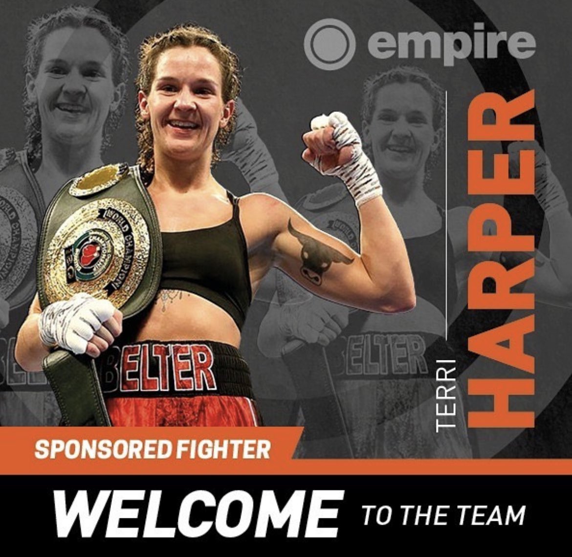 WELCOME to the @EmpireFS_ team @TerriHarper96 - what an honour to have you apart of our team 🔥 @StefyBull 

#ConquerAll