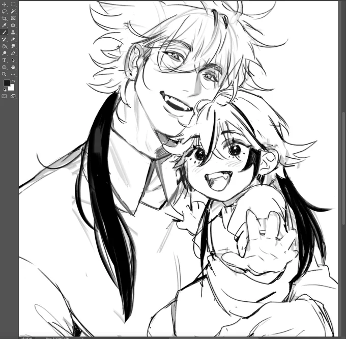They are cute.. too cute.. I cant 😭😭😭😭 oh god my oc and his son are so precious 🤲🏼 
