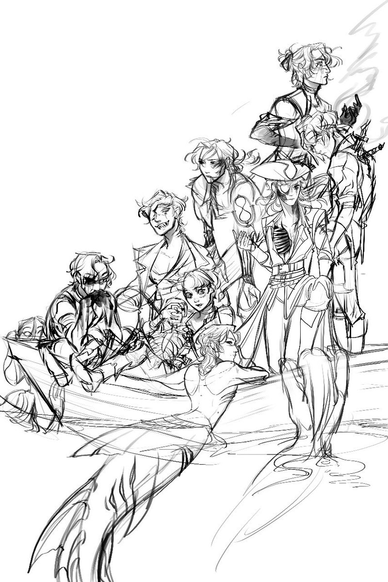 Thumbnail, sketch and final ! 