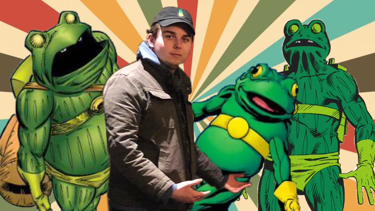 SoFarSoGoodShow's tweet photo. BREAKING: Austin Black is set to star as Frog-Man in an upcoming 'Spider-Man' spin-off Marvel movie. Reported by @Variety 

#CinemaCon #Cinemacon2022 #Sony #SpiderMan #SpiderVerse #Marvel  #SonyPictures https://t.co/BE9bxQcQrZ