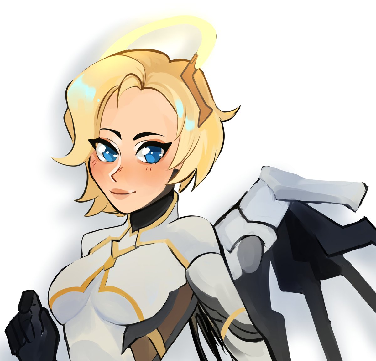 starhabitN's tweet photo. Mercy from #Overwatch2 https://t.co/nGuIYwePWI