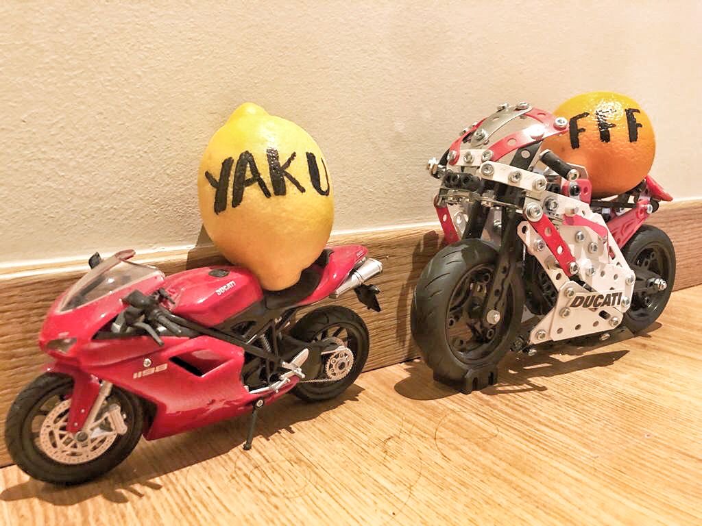 Desmosedici1024's tweet photo. Ready for race in the Yakuverse!!!! @YakuCorp @FamousFoxFed #OrangeLemon #NFT https://t.co/W1CPHVBdgS