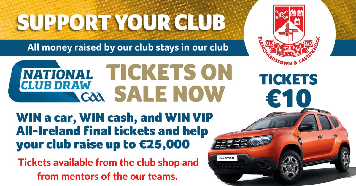 StBrigidsGAA's tweet photo. Please help support the club via the GAA National Club Draw. Thank you for your continued support. 

#ClubisFamily #NationalClubDraw #GAA #Castleknock #Blanchardstown https://t.co/NfdtTZnwfA