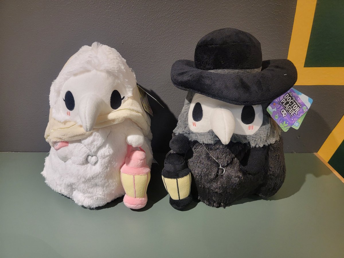 Did your know that we have Squishables? Come get your Plague Nurse and Doctor before they're gone! (I've heard their lanterns glow, how cool is that?)