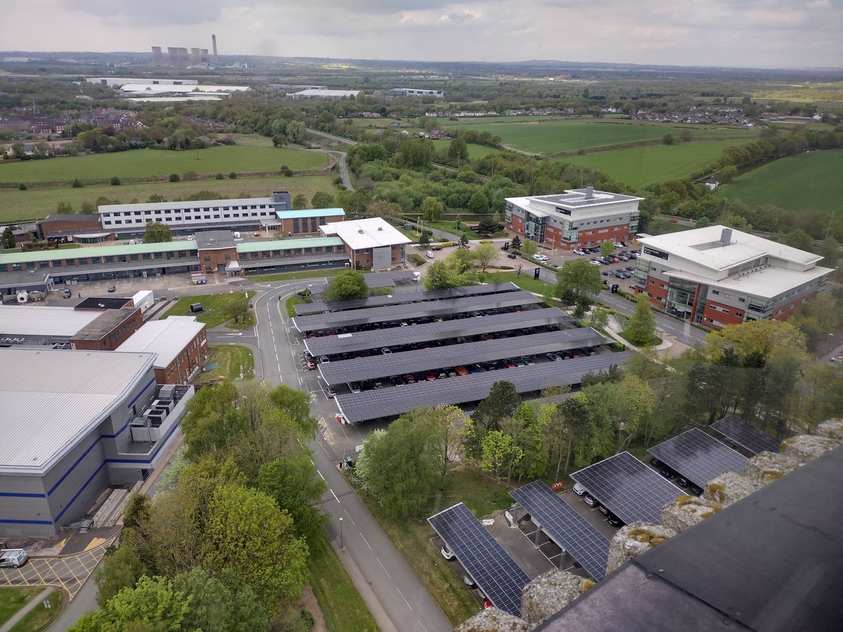 UofG_NHP's tweet photo. Great day visiting @DaresburyLab for a meeting with their Nuclear Physics Group working on #Timepix readout systems. Even got a tour up the tower. https://t.co/WQ5v26y1X4