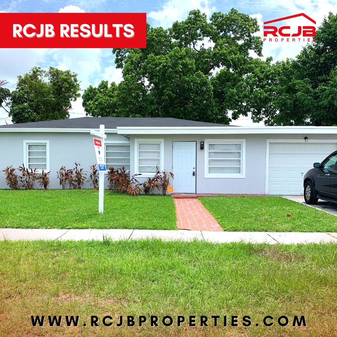 Great results #RCJBteam 💪🏻

#rcjbproperties #work #realestate #investment #fixandflip #realestategoals #miami #florida #house #home #apartment #family #future #information #bienesraices #florida