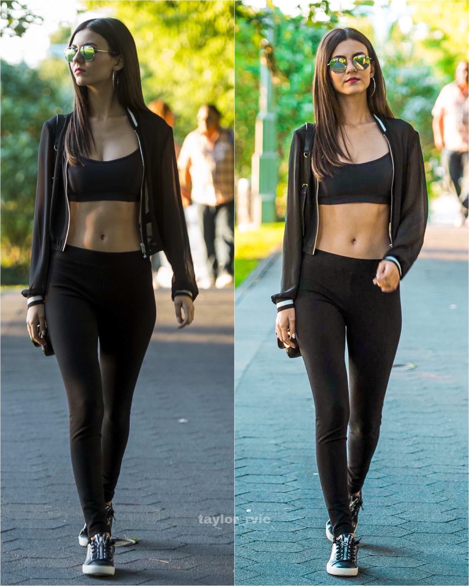 Victoria top justice leggings