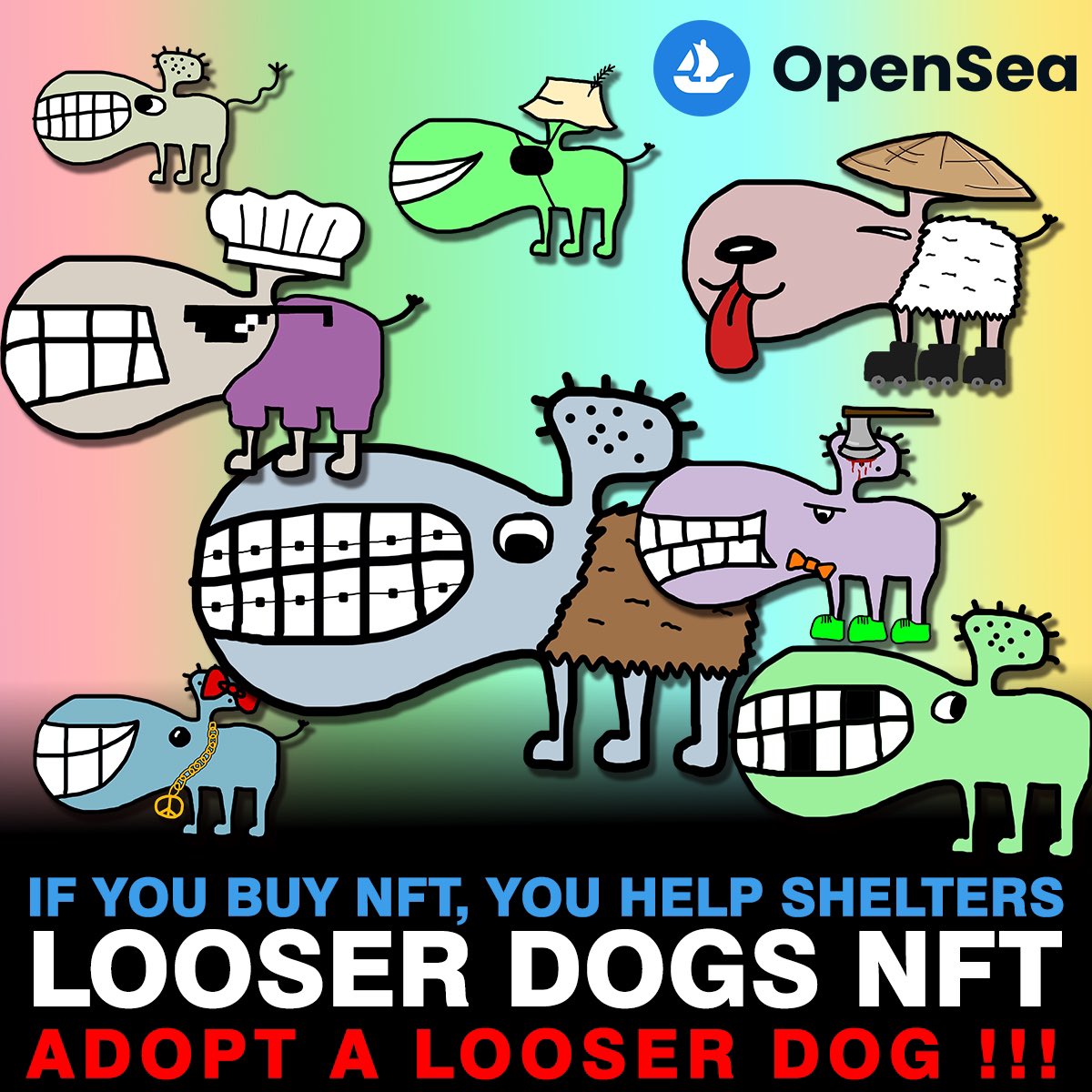 $100 in 12 hours 🎉🔥

-RT + follow <a href="/looser_dogs/">Looser Dogs Nft</a>

-Join discord.gg/PqHEqkd442 + proof