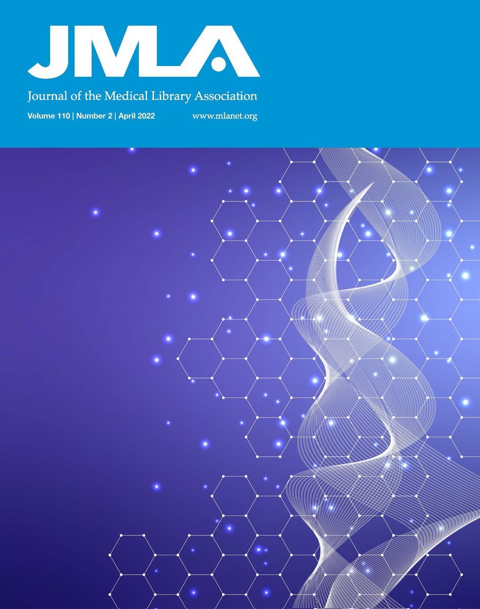 JrnlMedLibAssn's tweet photo. Hot of the proverbial press, our latest issue is now live! Find the latest research, case studies, and all things  health sciences librarianship here.

Vol. 110 No. 2 (2022): April 2022

https://t.co/EMazGrGCXK

#medlibs https://t.co/M90pa6NBha