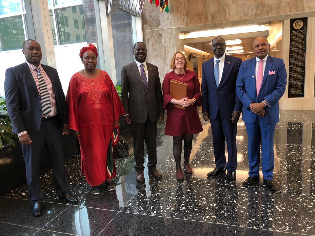 KoechBAN's tweet photo. Today Baba @RailaOdinga met Molly Phee,Assistant Secretary for the candid discussion at the State Department.#BabaInDC https://t.co/aK3i9AF8yQ