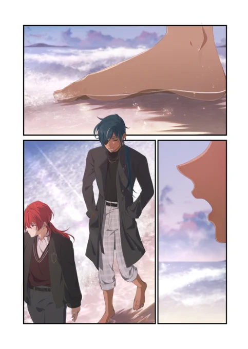 one of the colored comic pages :'D #進捗ノート  