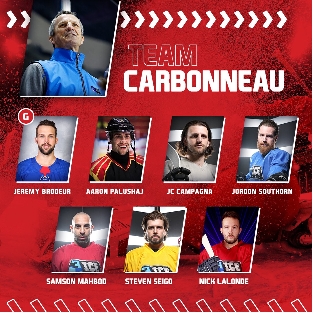 3IceHockey's tweet photo. BREAKING: Introducing the official roster for #3ICE's #TeamCarbonneau! Congratulations to all the players selected. 🙌  #LetsPuckingGO

Find more info at https://t.co/halKmWqdO9 https://t.co/lT8BlkkyWV