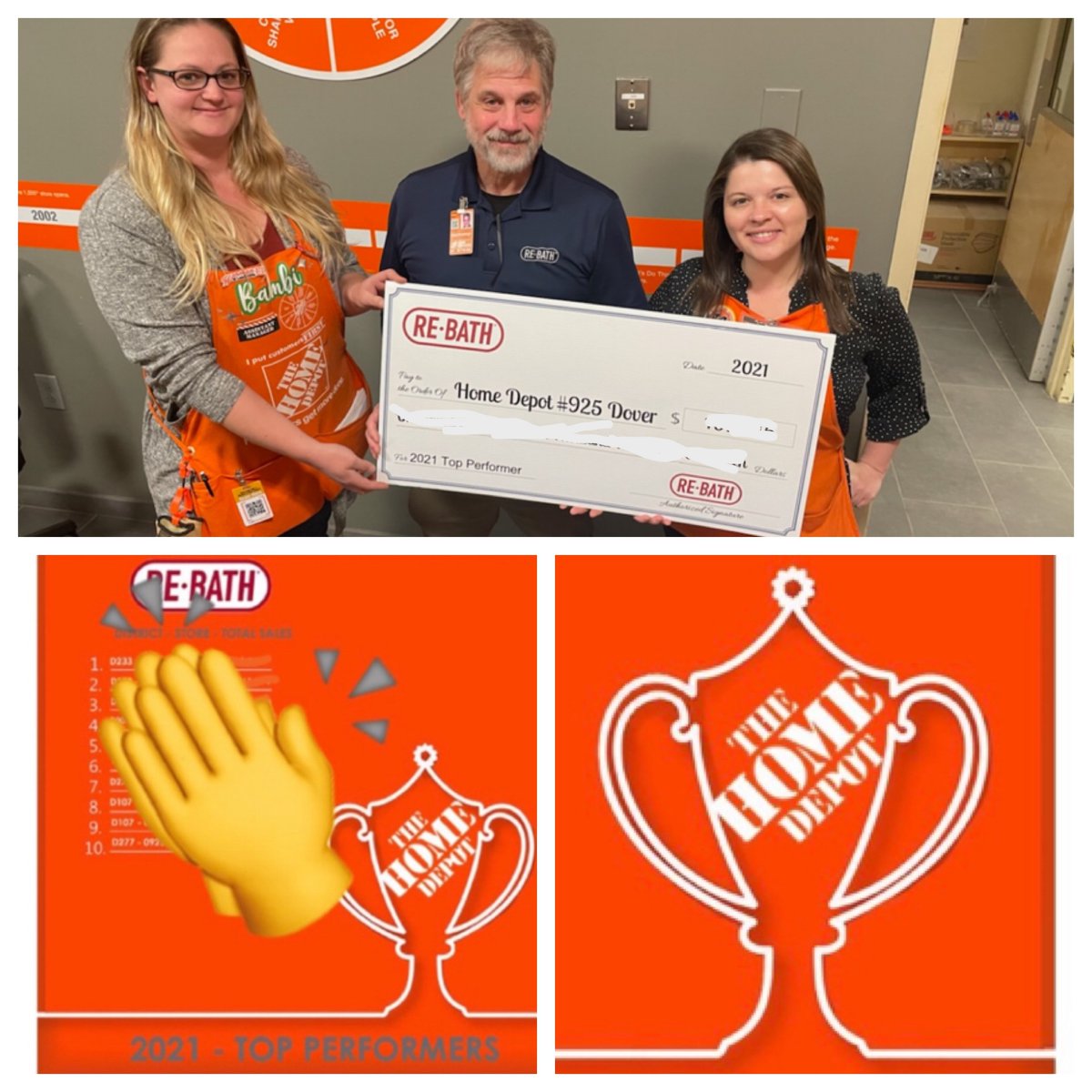HD Bath Remodeling (@rbteamorange) on Twitter photo CONGRATULATIONS to #925 Dover for bringing the leads over which is why you're a 2021 TOP PERFORMER! You guys are awesome! 👏🏆🧡 <a href="/ScottyWeisberg1/">Scotty Weisberger</a> <a href="/rebathNJ/">Kevin Crane</a> <a href="/LisaDeGhetto/">Lisa DeGhetto</a> @lgranskie <a href="/DrewTravia/">Drew Travia</a> <a href="/HomeDepot/">The Home Depot</a> <a href="/THDServices/">THDHomeServices</a> <a href="/macateri/">Matt Caterinicchia</a> @CaitlinP_Oakley <a href="/ReBath_THD/">Re-Bath & More</a> CONGRATULATIONS to #925 Dover for bringing the leads over which is why you're a 2021 TOP PERFORMER! You guys are awesome! 👏🏆🧡 <a href="/ScottyWeisberg1/">Scotty Weisberger</a> <a href="/rebathNJ/">Kevin Crane</a> <a href="/LisaDeGhetto/">Lisa DeGhetto</a> @lgranskie <a href="/DrewTravia/">Drew Travia</a> <a href="/HomeDepot/">The Home Depot</a> <a href="/THDServices/">THDHomeServices</a> <a href="/macateri/">Matt Caterinicchia</a> @CaitlinP_Oakley <a href="/ReBath_THD/">Re-Bath & More</a>