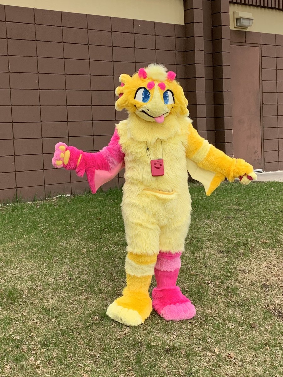 KattWhiskerz's tweet photo. Kinny fullsuit debuted at a local meet this weekend! Admire the fluffy fish 🐟 

🪡 @KattWhiskerz 
📷 @BlueFlameJack https://t.co/YfsnuIFueN