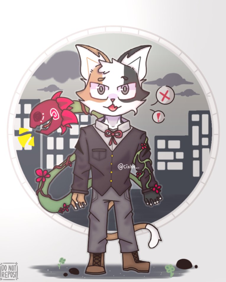 Yasikaa6's tweet photo. New OC!📣📣
[🐱🌺 : leon] &amp; [🐱🔪: uma]

#OC #ibisPaintX #DigitalArts #art #aesthetic #cat #meow #Flowers #city #illustration #Inspiration #deadstarsAU https://t.co/BoZka6HH5w