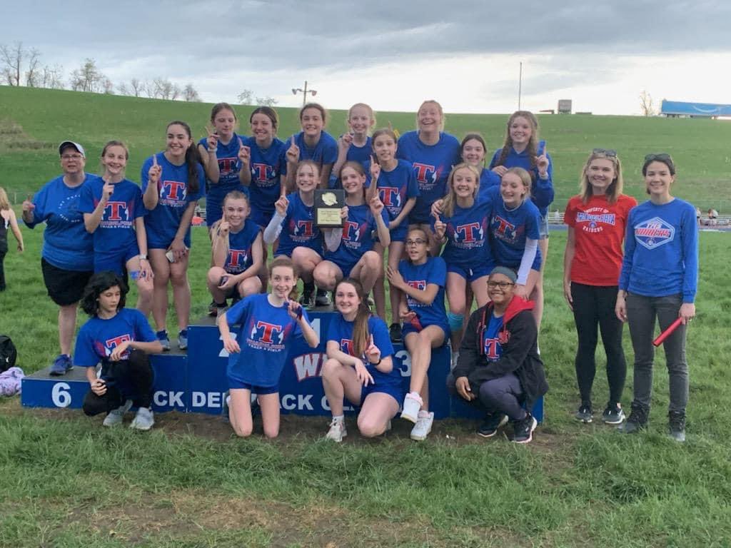 TMS_GirlsBB's tweet photo. Congrats to the TMS Girls Track Team for winning the @PAC8_Conference Championship! https://t.co/cHO3HUSRUM