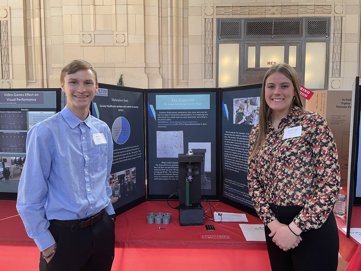 StaleyBiomed's tweet photo. So proud of my #PLTW BI kids at the Senior Showcase https://t.co/uhiwIiyLIE