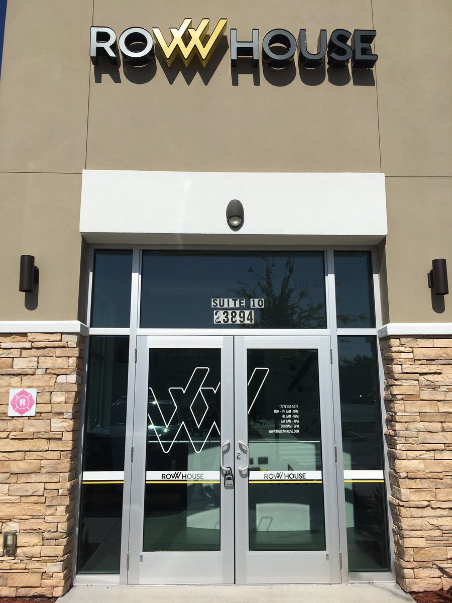 Jodeyne's tweet image. Follow us on Instagram or even better come in and check out the fun! @rowhouseclearwater is an amazing low impact workout designed to strengthen your entire body!