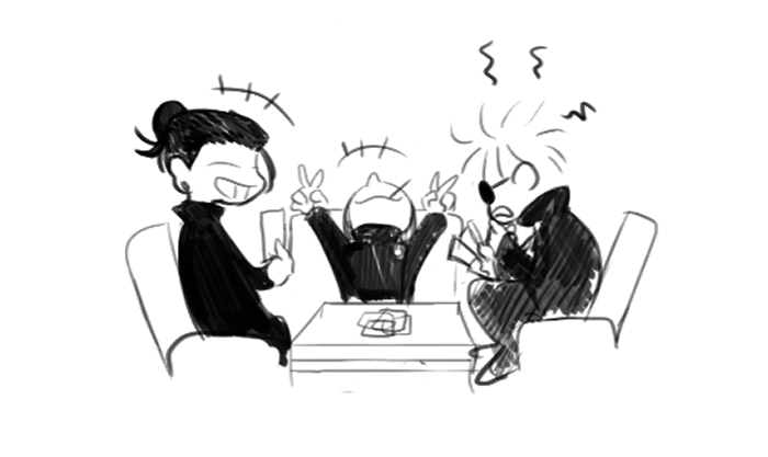 사시스랑 게고쮸 낙서
#夏五 