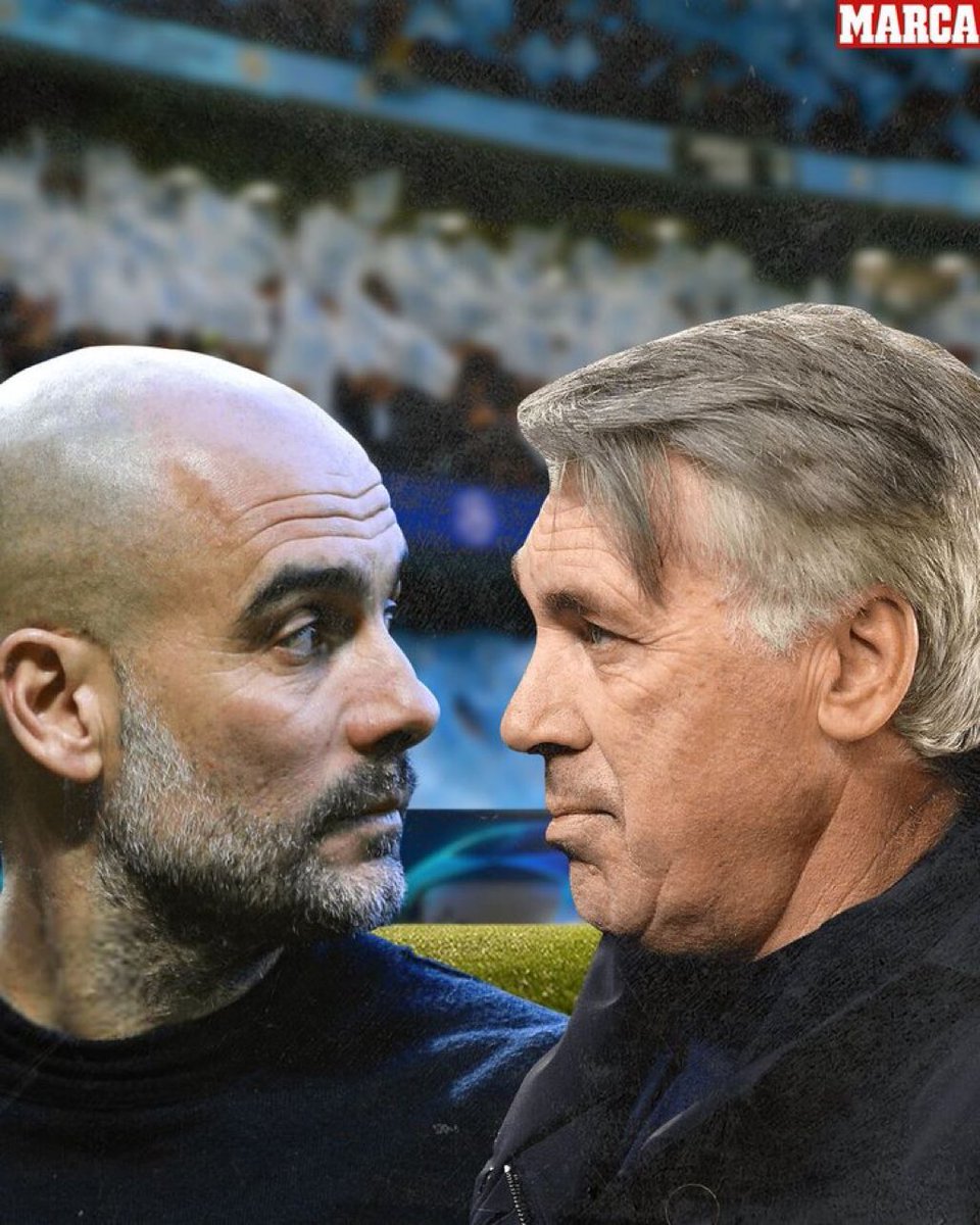 ماركا | هناك معركة أخرى على مقاعد البدلاء تقترب.

- 74.2٪ انتصارات أنشيلوتي مع ريال مدريد.

- 72.6٪ نسبة انتصارات غوارديولا مع مانشستر سيتي.