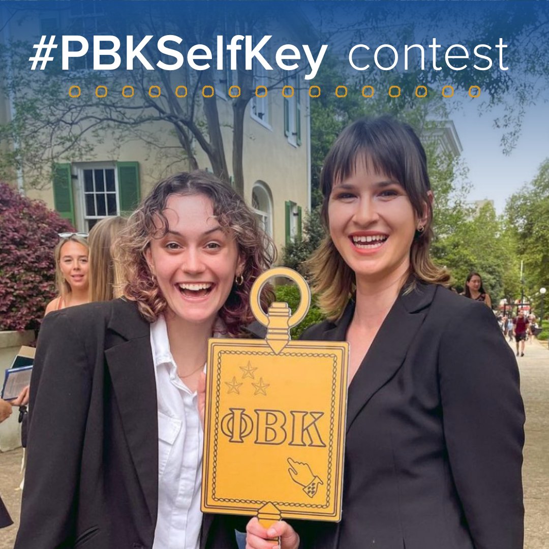 PhiBetaKappa's tweet photo. Welcome to our new members from the @universityofga and thanks for sharing your #PBKSelfKey! When posting photos from your inductions, make sure to tag #PBKSelfKey and #2022PBK for a chance to win a #PBK swag bag from our contest! https://t.co/blOY9SyUNg https://t.co/eTG4OLDzCb