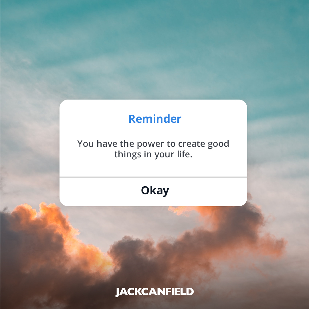 JackCanfield's tweet photo. When you focus on the abundance of good things in your life, you will attract more positive things into your life. But if you center yourself on negative thoughts then you will ultimately attract negativity into your life and what you want most will continue to elude you. https://t.co/eKKEp7xRCV