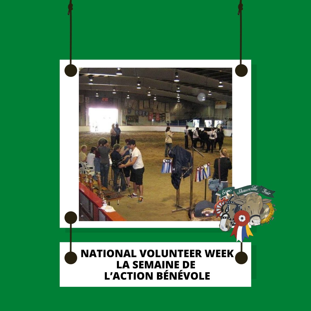 ExpoFair's tweet photo. It’s National Volunteer Week! Celebrate our volunteers! | C’est la Semaine de l’action bénévole ! – Célébrons nos bénévoles ! https://t.co/iNM1vXGN3j