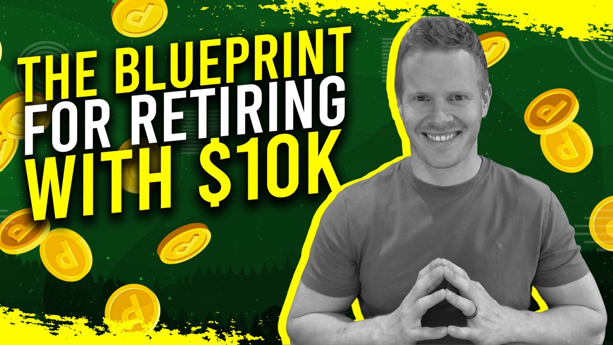 Can you retire off of crypto passive income with $10k? 

One person who follows me and likes and retweets will receive $200 to help them in their journey!

youtu.be/HH00HmA9GEI
