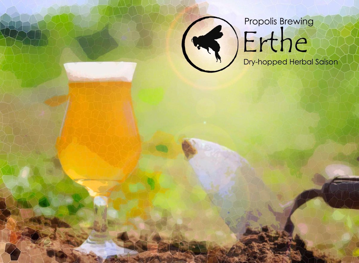 Happy Erthe Day! Everyday Look for our "Erthe" Dry-hopped herbal Saison in cans next week! #earthday #saisoncans #erthesaison #drinkwabeer #organicbeer #propolisbrewing