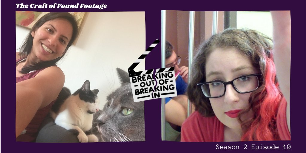 BreakingOutPod's tweet photo. ICYMI, this week we’re breaking down the craft of found footage filmmaking and writing, in horror and beyond! Listen to the new episode on your favorite podcast app or on https://t.co/2FfFH17x88

#foundfootage #filmmaking #femalefilmmaker https://t.co/bHv1sQxwZe