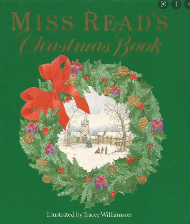 MissRead1955's tweet photo. Miss Read's Christmas book was published by Michael Joseph in 1992. It was a selection of prose, poetry and carols chosen by Miss Read and illustrated by Tracey Williamson. #MissRead https://t.co/Iz0JiEWgKB