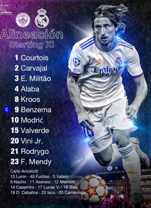 🚨XI OFICIAL DEL REAL MADRID 🚨

⚪️🔱RODRYGO, TITULAR en ataque junto a Benzema y Vinicius. #UCL

❌CASEMIRO, SUPLENTE

¡Veeeeente en directo!
🔴YT: youtu.be/sMqzyEGZs0M
🔵FB: fb.watch/cDQbuHDLdW/
🟣TW: twitch.tv/elchiringuitotv