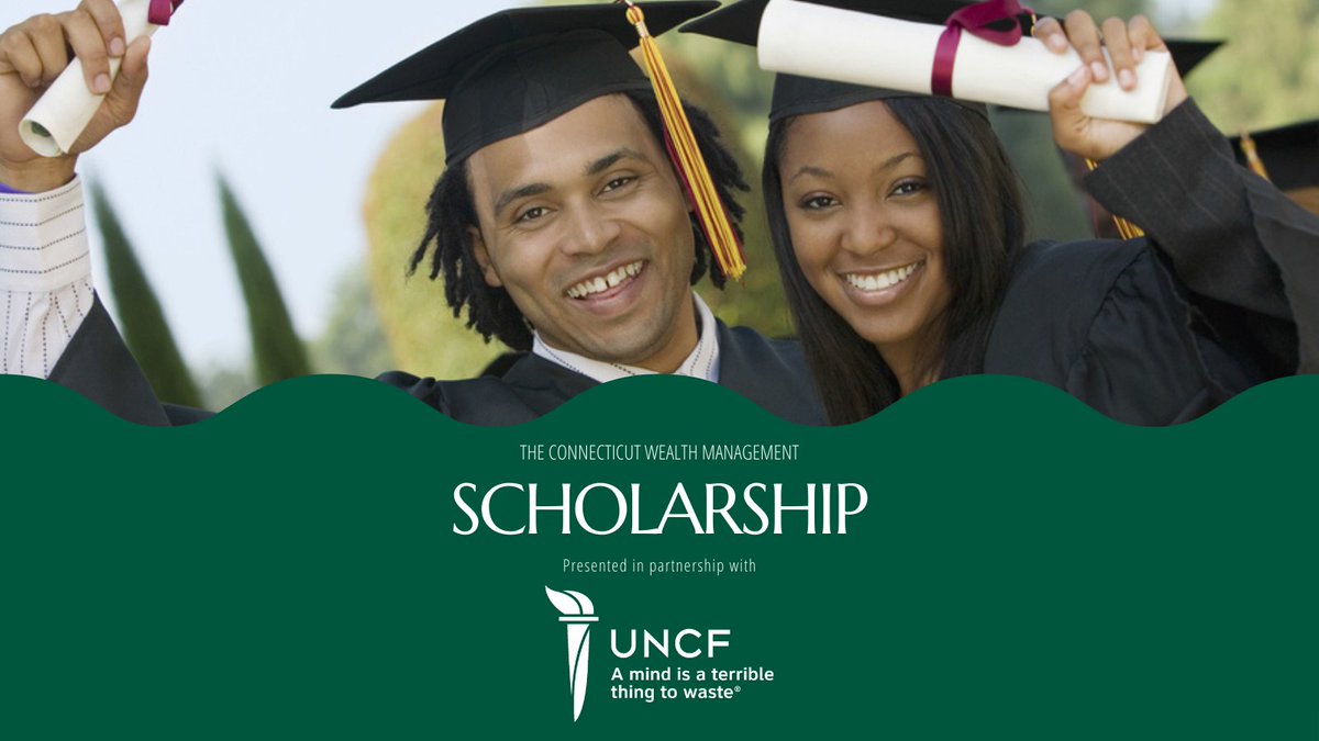 CTWEALTH's tweet photo. It's your last chance to apply for the Connecticut Wealth Management Scholarship in partnership with @UNCF! 

This $10K #scholarship is open to #college sophomores who meet all other criteria. The application deadline is April 28. To apply, visit: https://t.co/CGBCrSoCj1 https://t.co/bNPdkaaZcy