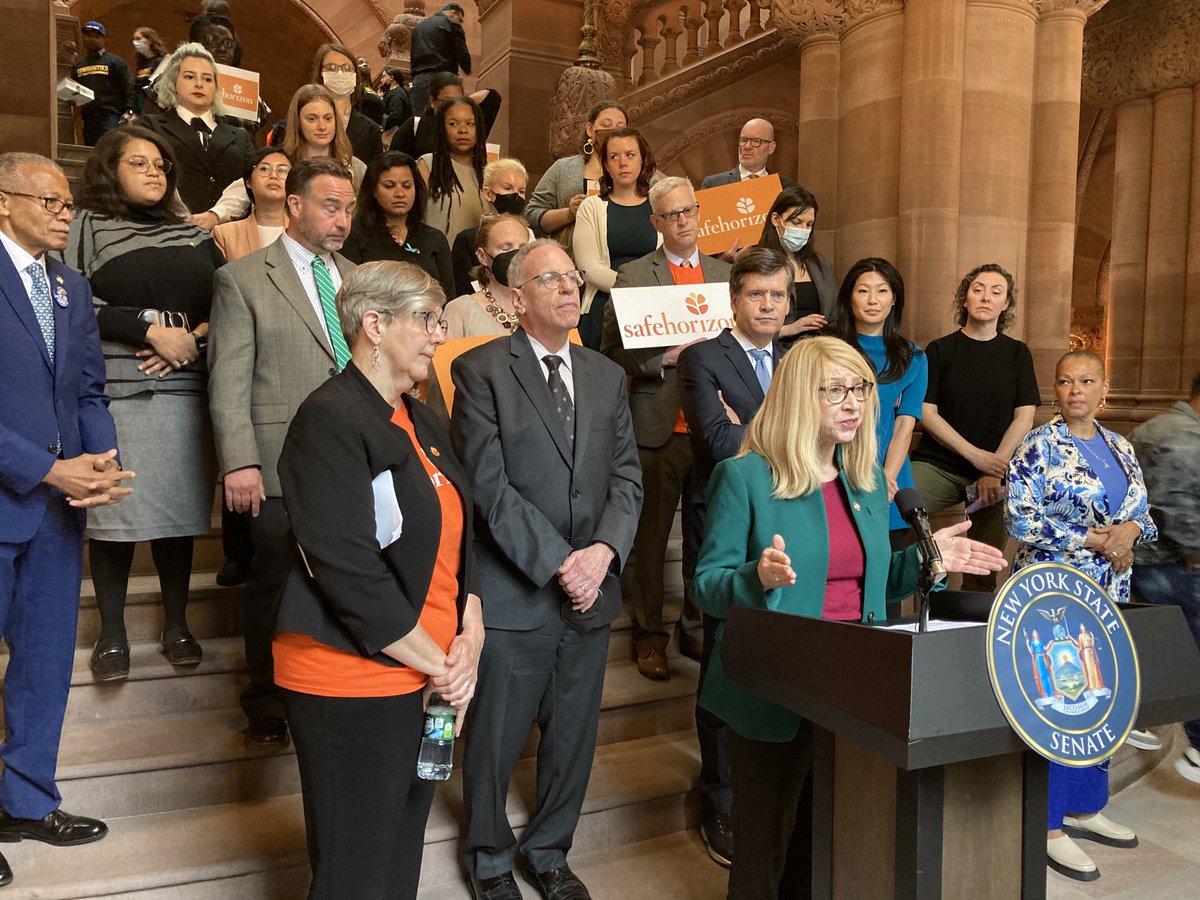 SafeHorizon's tweet photo. “Survivors’ have already waited too long for justice.”-@LindaBRosenthal #TraumaTakesTime #PasstheASA https://t.co/SbqX2PiGhI
