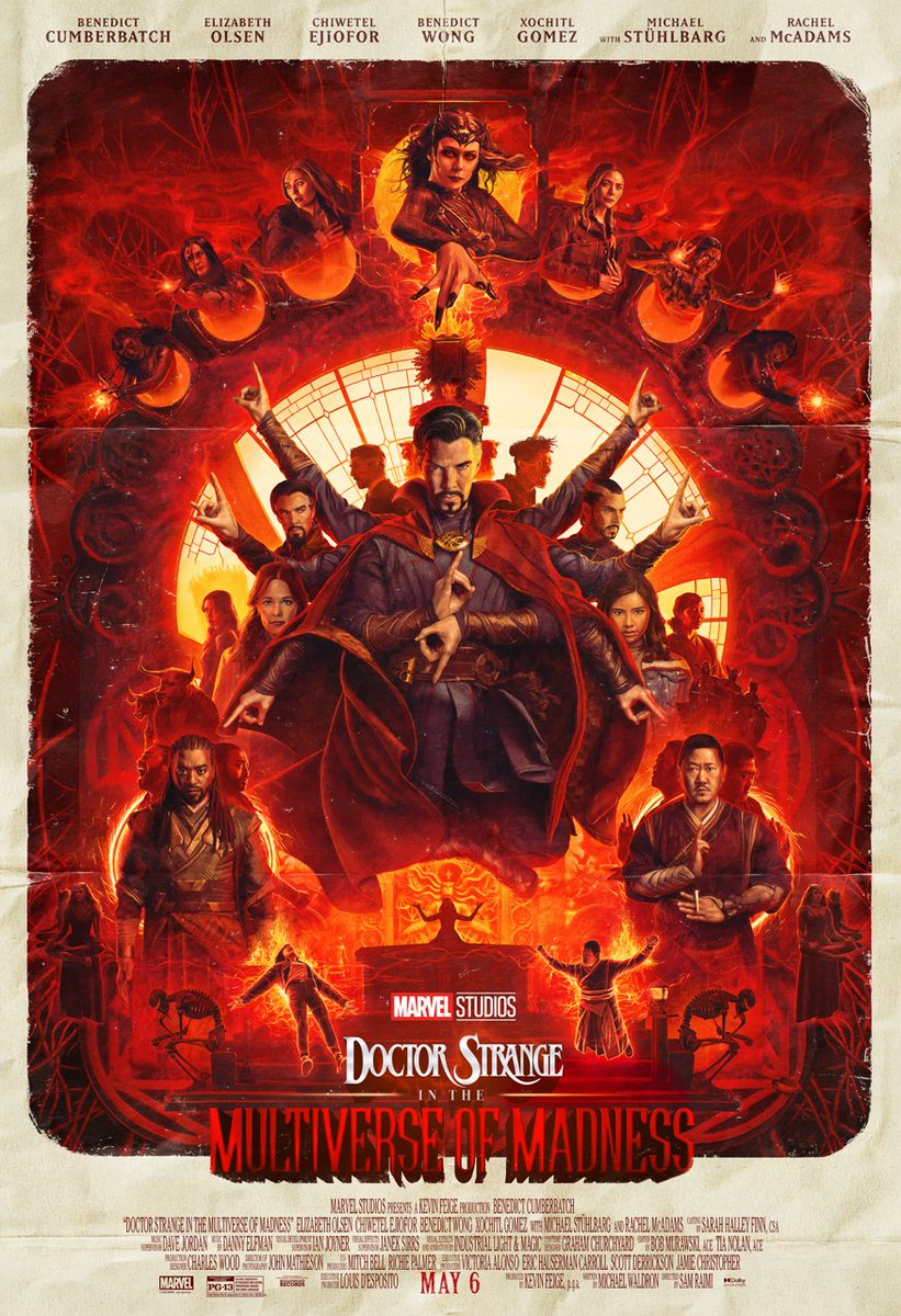 ¡Nuevo póster de Doctor Strange In The Multiverse Of Madness!