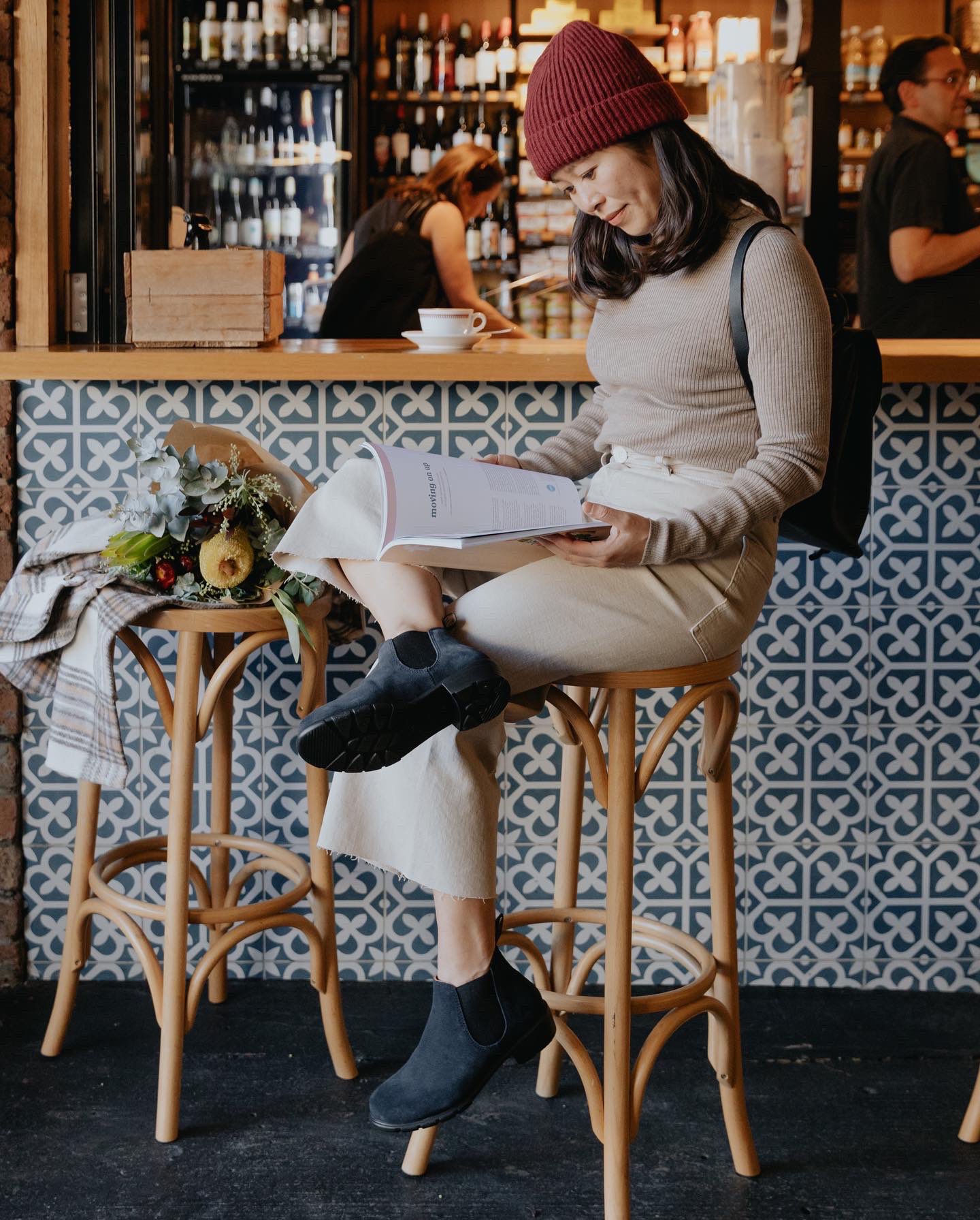 Navy blundstone deals